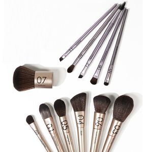 Pincéis de maquiagem de sombra e olhos da série vintage No.1 2 3 4 5 6 7 8 9 10 11 12 Eye Smudge Blending Shading Contouring - Beauty Cosmetics Tool