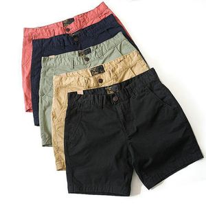 4 del kort för män mode sommarbyxor bomull lätta mäns tunna shorts komfort andas arbete shorts bermudas nya