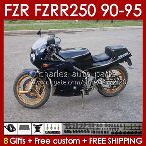 Karosserien für Yamaha FZR250RR FZRR FZR 250R 250RR FZR 250 90 91 92 93 94 95 143No.54 dunkelblau FZR-250 FZR250R FZR-250R FZR250 R RR 1990 1991 1992 1993 1994 1995 Verkleidungsset