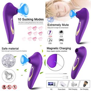 NXY Vibrators Kräftiger Klitoris-Sauger-Vibrator, vibrierender Vibrator, sanfter Klitoris-Stimulator, erotische Spiele für Frauen, Masturbator 220427