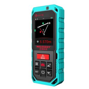 New Mileseey T7 40M 60M 100M Bluetooth Laser Rangefinder with Rotary Touch Screen Rechargerable Meter T200603