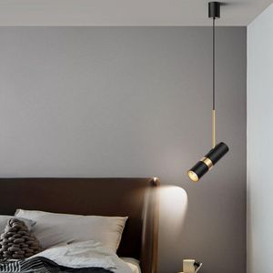 Kolye lambaları Başucu Avizeleri Modern İskandinav Yatak Odası Çalışması El Oturma Odası Spot Işık Endüstriyel Dekoratif Fikstürleri