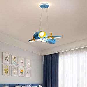 Pendant Lamps Cartoon Dream Modern Led Lights For Children Room Kids Boy Home Deco Ceiling Aircraft Lighting FixturePendant LampsPendant