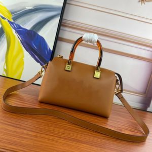 Bags Duffel Women Large Capacity Imported Cowhide Amber Handle Travel