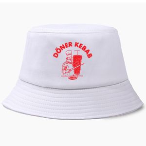 Komik Doner Kebap Balıkçı Av Kapak Kepçe Şapkası Donerspie Harajuku Pamuk Balıkçı Erkek Kadın Açık Güneş Koruyucu Şapkalar Kapaklar 220513