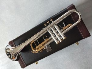 Wholesale top trumpets for sale - Group buy LT180S Bb Trumpet High Quality Silver Plated B Flat Professional Trumpet Top Musical Instruments Brass Bugle Trumpete