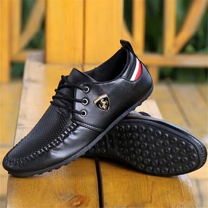 Men Shoes Casual Style Breathablethe British Sneakers Solid Lace Up 220726