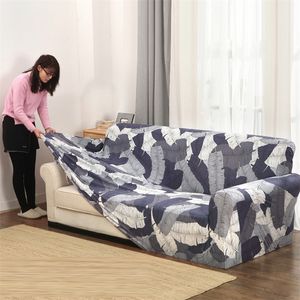 Stretch Slipcovers Sofa Cover For Living Room Slip resistant Sectional Elastic Couch Case Towel Single Two Three Four Seat 220615