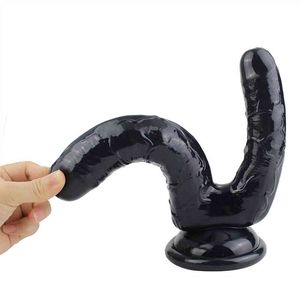 Nxy Dildo Dongs Realistico Doppio Enorme per Donne Cinturino Artificiale Lesbiche su Gelatina con Testa con Ventosa Sextoys per Adulti 220511