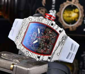 Nuovi orologi da uomo automatici personalizzati Orologi da polso al quarzo di lusso con cinturino in silicone per regali di anniversario
