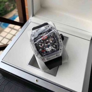 Obejrzyj RMS11 męscy Richamill Designer Watches Ruch Automatyczny luksusowy luksusowy zegarek mechaniczny RMS11-03 W pełni automatyczny MO