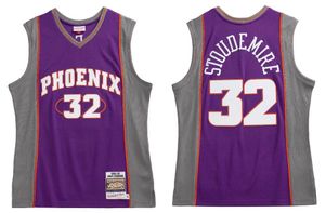 Özel 32 Stoudemire Basketbol Forması S-6XL Mitchell Ness 2002-03 Mesh Hardwoods Classics Retro Versiyon Erkek Kadın Gençlik Formaları