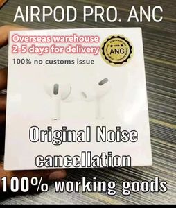 ANC AirPods PRO 2 3 Earphones True noise reduction function Wireless Bolutooth Earphone Wholesale GPS rename 1:1 original quality EarBuds with Wireless charging