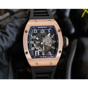 Designer Richamill Mens Watch Watches Movement Automatic Luxury Luxury Mens Mechanical Watch Rms010 Fully Automatic Move