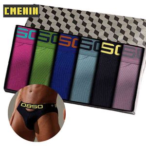 CMENIN 2022 New Cotton Gay Sexy Men's Panties Briefs Men Underpants Soft Slip Jockstrap Underwear Man Brief Cueca T220816