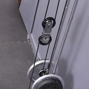 Podwójny koło pasowe fitness do DIY Home Gym Maszyna kablowa ciężka Mute Podwójne łożysko koła koła koła koła koła pasowego stal nierdzewna 220426