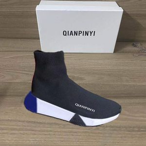 GAI Calzini stivali Primavera Autunno classico Palestra sexy Scarpe casual da donna firmate Moda uomo sport stivale con plateau elastico lavorato a maglia Lady Lace up Sneakers spesse taglia 35-42-43-45