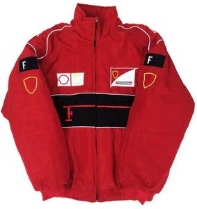 F1 Formel 1 Rennjacke Winterauto voll bestickte Baumwollkleidung Spot 231k235I