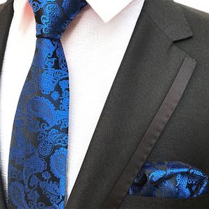 Bow Ties RBOCOFashion 16 Style 8cm Tie Set And Handkerchief Accessories For Men Party Gift Business Pocket Square 2 Piece SetBow