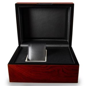 宝石の装飾ディスプレイストレージ用の高品質の豪華な明るいペイントブランド木製ボックスのケースのケース