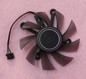 Fans Coolings FD8015U12S 75mm Grafik / videokort Kylare FAN EVAKASE 4 X 43MM 12V 0,5A 4WIRE 4PIN FÖR ASUS HD7850 HD7870FANS