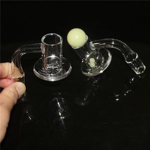 Smoking Blender Quartz Banger Kit with Glass Marble Carb Cap Ruby Pearl Pill 10mm 14mm 18mm Male Cyclone Spinning Terp Slurper Nails for Dab Rig Glass Bongs