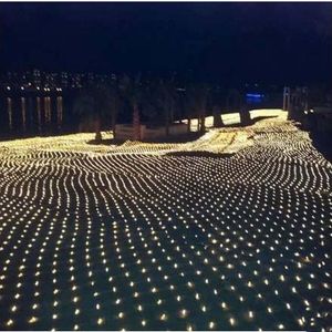 Strängar 8x10m 2600 LED Netbelysning Julkransar utomhussträng Fairy Landscape Lighting Guirande Lumineuseled