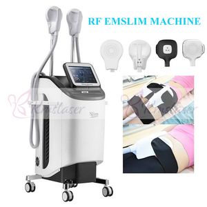 RF 4 Handles machine shaping EMS Muscle Stimulator electromagnetic fat burning beauty equipment free logo