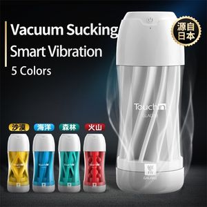 Drop Price Masturbator Real Feel Dispositivo di masturbazione del sesso maschile Adulti Sex Toys Vacuum Sucking Masturbator cup For Men 220623