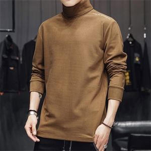 Turtleneck men sweater loose long sleeve mens autumn outfit in the fall and winter of fleece 201221