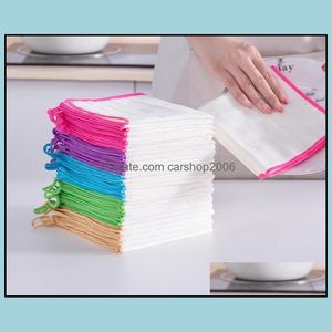 Cleaning Cloths Household Tools Housekee Organization Home Garden Kitchen Cloth Dish Washing Towel Bamboo Fi Dhvcp