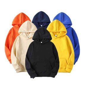 Harajuku Hoodie Sweatshirt Men fashion street wear solid color printed hoodie jumper men hoodie sweatshirt G220429