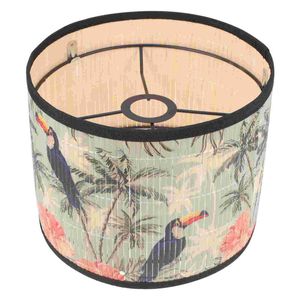 Pendellampor 1pc japansk stil lampskärm bambu ljus lockande ljuskrona lampskärmsberoende