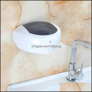 Duvar El Sabunu toptan satış-Sıvı Sabun Dispenser Banyo Aksesuarları Banyo Ev Bahçesi Dokunsuz ml Alkol Dezenfeksiyonu Hine Matic Duvara Monte El dezenfektanı GE