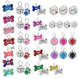 Targhetta identificativa per cani Targhette identificative per animali domestici personalizzate Accessori per collare Targhetta personalizzata per cuccioli per cani di taglia piccola e media Chihuahua 220622