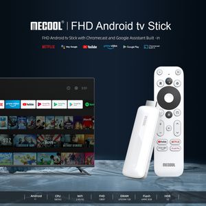 2022 Mecool KD5 Netflix 4K TV 스틱 Amlogic S805X2 TV Box Android 11 1GB 8GB Google 인증 지원 AV1 듀얼 Wi -Fi TV 동글