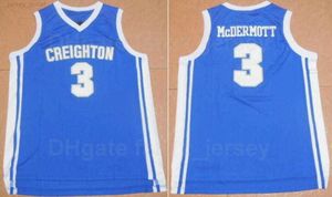 Creighton Bluejays College 3 Doug McDermott Jerseys University Basketball Team Color Blue Emelcodery и логотип для шитья дышащий чистый хлопок в продаже в продаже