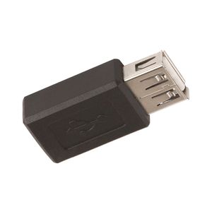 USB 2.0 Typ A Kvinna till Micro 5Pin B Female Adapter Plug Converter Charging Data Transmission Connector
