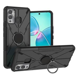 Armor Cases For Infinix Note 12 G96 X670 HOT 12 Play 12i Case Silicon Ring Holder Soft PC Hard Cover