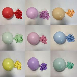 Parti Dekorasyonu / 10 12 18 36 inç Makaron Renkli Balon Lateks Yuvarlak Balonlar Doğum Günü Bebek Duş Çeşitli Sahneler Sarf Makineleri Parçalı