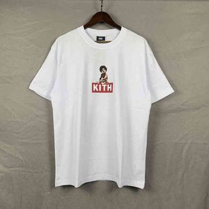 Men's Kith T-shirts Kiss Joint Memorial Rap Singer Children's Explosive Head Round Neck Short Sleeve and Women's T-shirt 9xpe S07