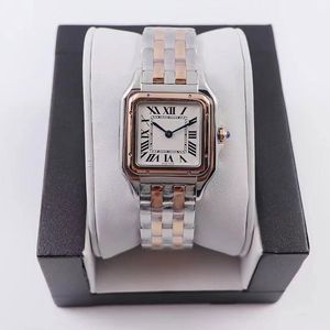 2022 neue Frauen Uhren Quarz Batterie Luxus Quadratische Armbanduhr Zifferblatt Hohe Qualität Gold/Silber Edelstahl Armband Marke Dame uhr CD001