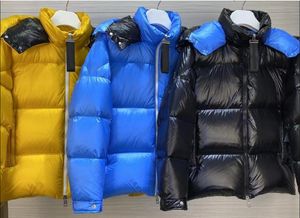 Mens down jacket parkas clothes padded black jackets highest quality coats outdoor keep warm Unisex outerwear cold protection armband decoration outwear