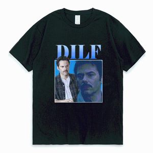 Herr t-shirts de ursprungliga dilf charlie swan grafiska tryck t shirt män/kvinnor Billy burke vintage o-hals kort ärm teessmen's