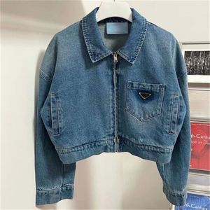 Spring Autumn Women Jackets Denim Coat Womens Button Letters Style Slim For Lady Outfit Woman Designer Jackets Pocket Classic Windbreaker Coats S-L