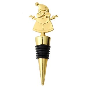 Christmas series Alloy Metal red wine bottle stopper Bar tools