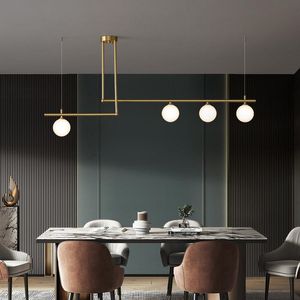 Avizeler Bakır Lüks Led Avize Modern Nordic Yemek Odası Adası Uzun Aydınlatma Asma Armatürler Restoran Bar Kahve Luminaires G9