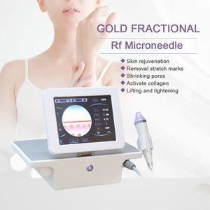 Fabrikspris RF Radiofrequency Golden Fractional Microneedling Machine Hud Dighting Face Lifting Anti-Aging Treatment Spa Salon Hem Använd