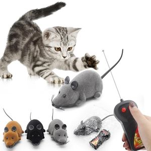 Toys de gatos Cats Toy Toy Wireless Remote Control RC Electronic Mouse Puppy Crianças engraçadas Novidade Animal GiftCat ToysCat