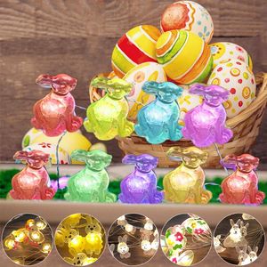 Strings Easter Eggs String Lights Ester Colorful Chicks Happy Day Decor For Home 2022 PartyLED LEDLED LED